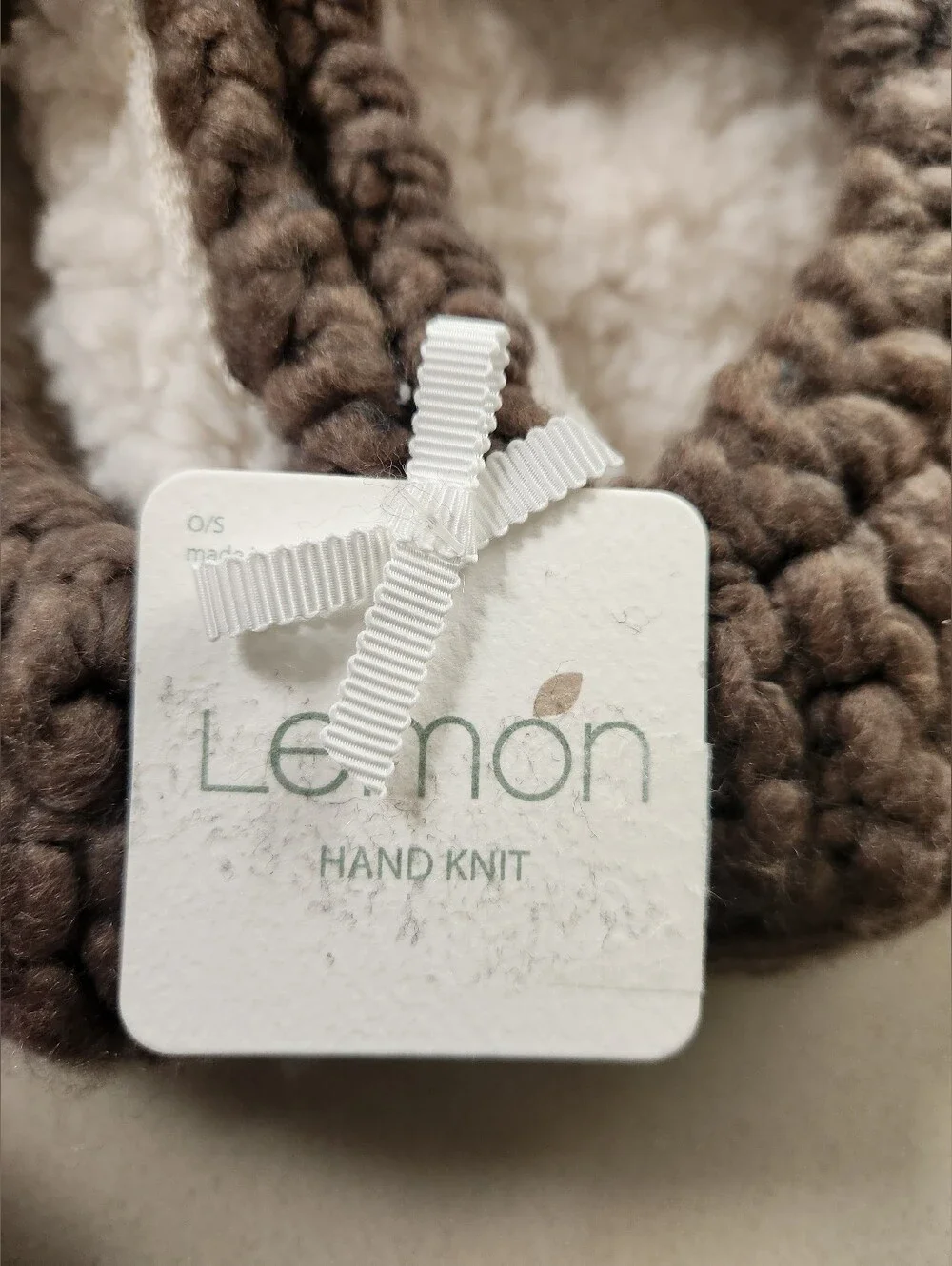 Lemon New Ballerina Pom Slippers ~BROWN ~ONE SIZE **NEW - Picture 6 of 7